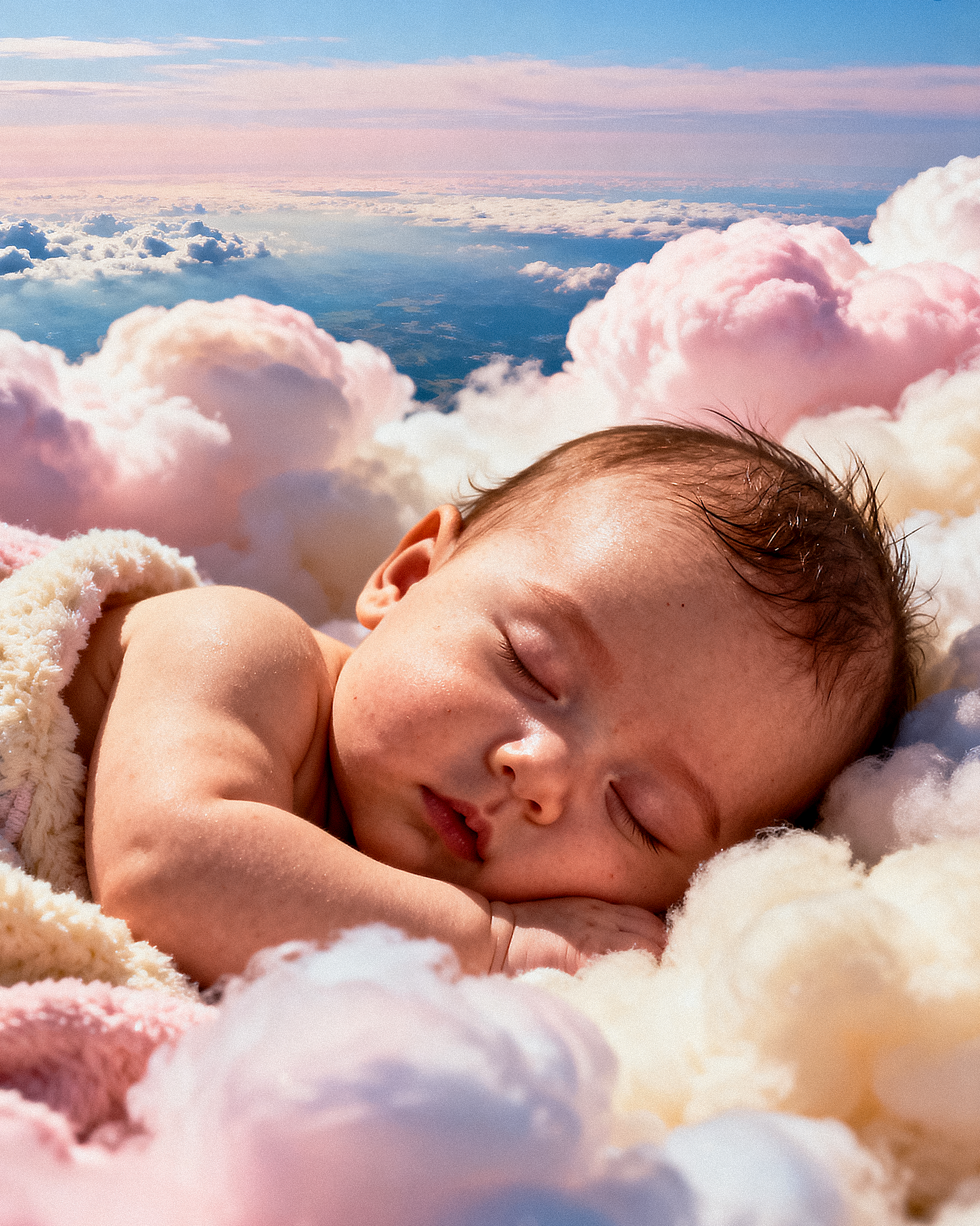 A Singular quilted mat, made as a familiar place for baby